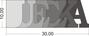 Wordbook JULECZKA 10x30 cm