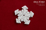 2-warstwowa śnieżka - Idea d'oro - 2-layers snowflake