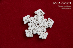 2-warstwowa śnieżka - Idea d'oro - 2-layers snowflake