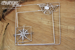 Travel the world - frame - ramka