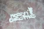 Merry Christmas napis - Santa