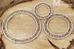 Monograce - 2 layer Round frames 3 pcs - dwuwarstwowe ramki okrągłe 3 szt
