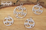 Tatting christmas - small baubles - małe bombki