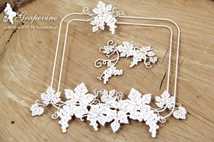 Grapevine - rectangle frame 01 - prostokątna ramka 01